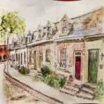 Cabbagetown brick rowhouses