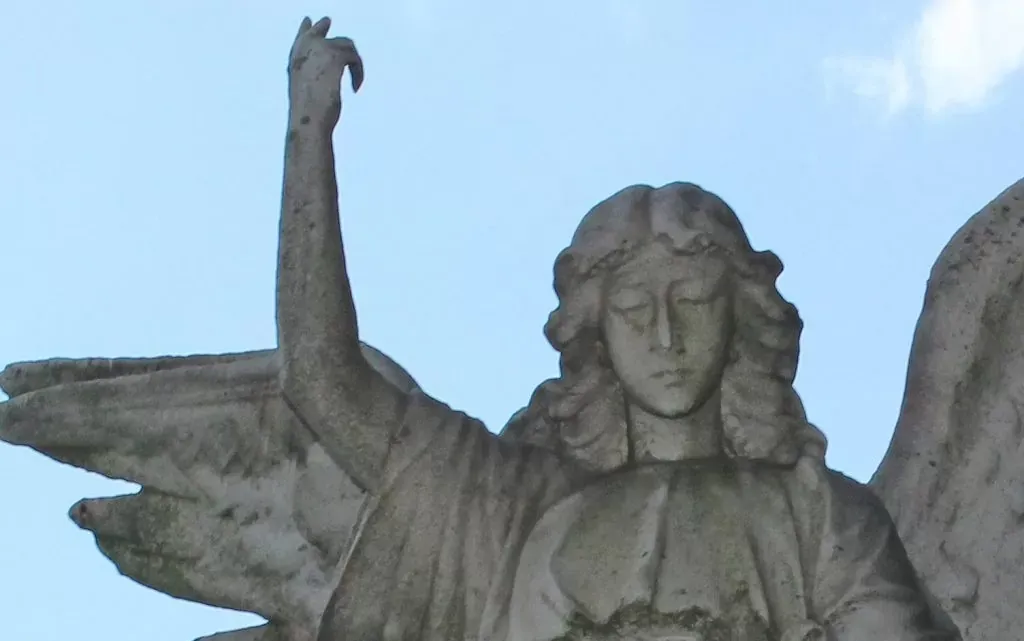 Mount Peasant cemetary angel