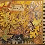 Harvest art journal page