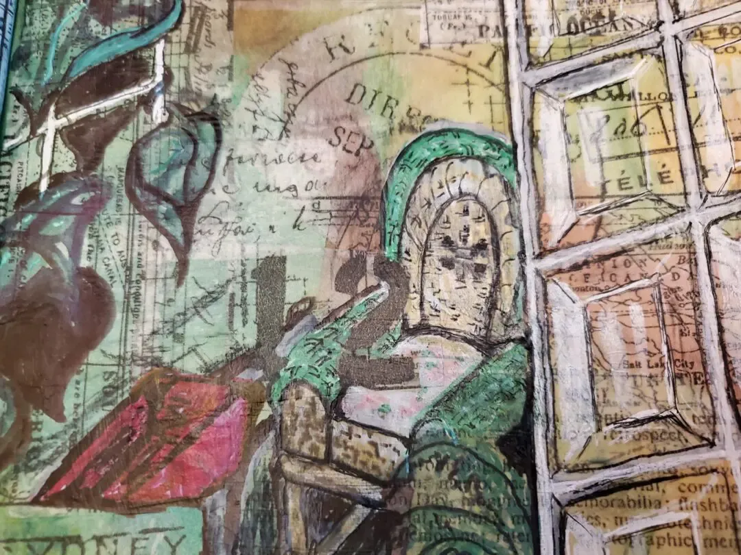 Longing Art Journal Page