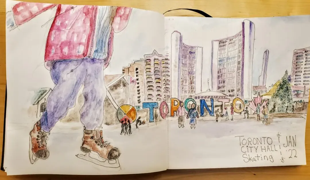 Toronto City Hall Sketch